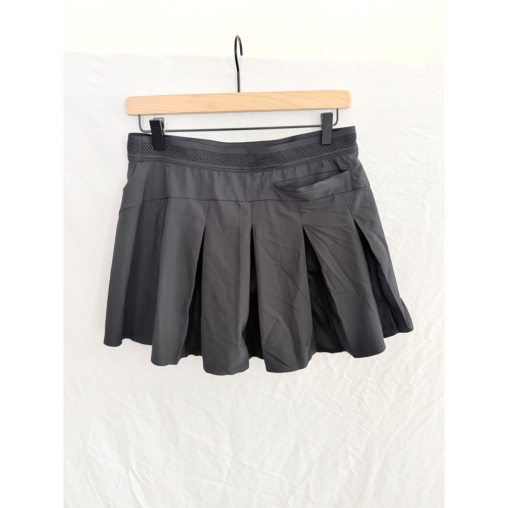 Nike Court Victory Tennis Skort Womens Black Pleated Mesh Waistband Medium